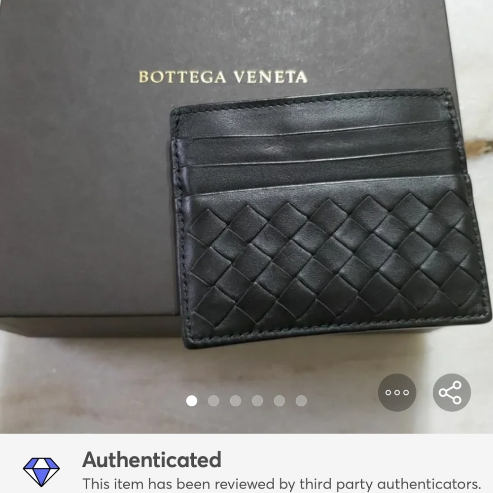 Bottega veneta Intrecciato card holder wallet auth